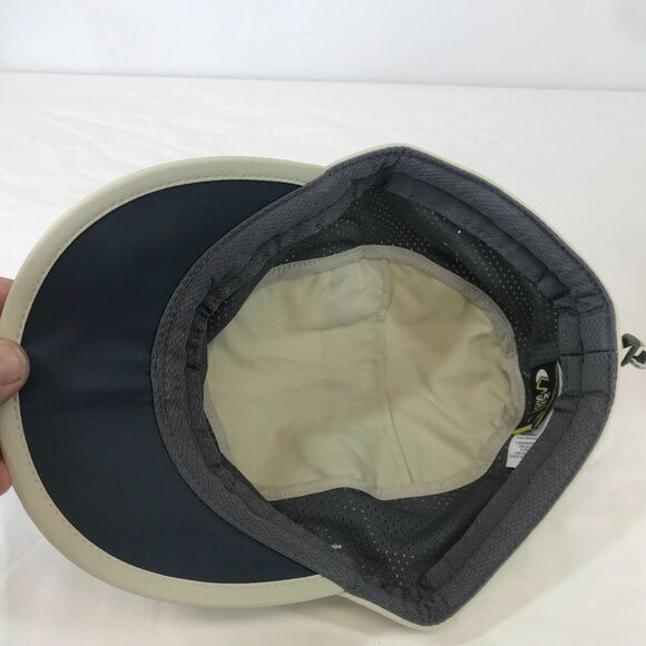 SUN DAY ~ SIZE LARGE ~ TAN PACKABLE NYLON HAT CAP ADJUSTABLE CINCH BACK - Picture 5 of 6